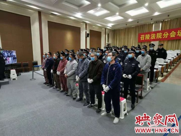 漯河一黑社会性质组织12人伏法首犯获刑20年