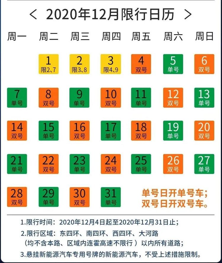 独家 正文         自昨天(12月2日)郑州发布单双号限行通知后漯河