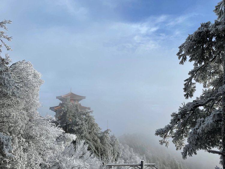 白云山不能错过的雪景