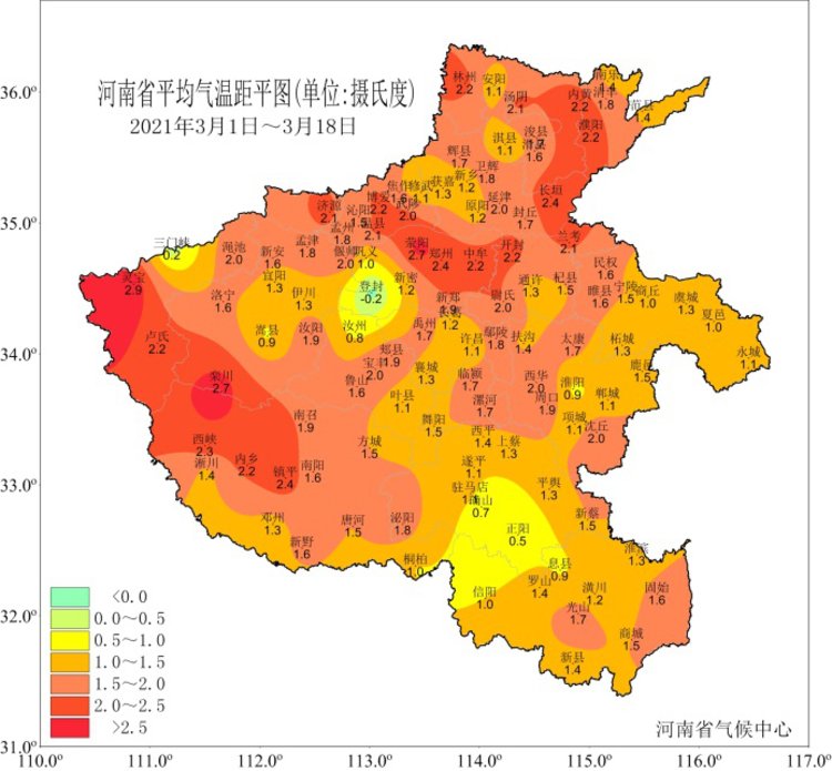 河南大部分地区已入春,但冷暖多变,需注意保暖