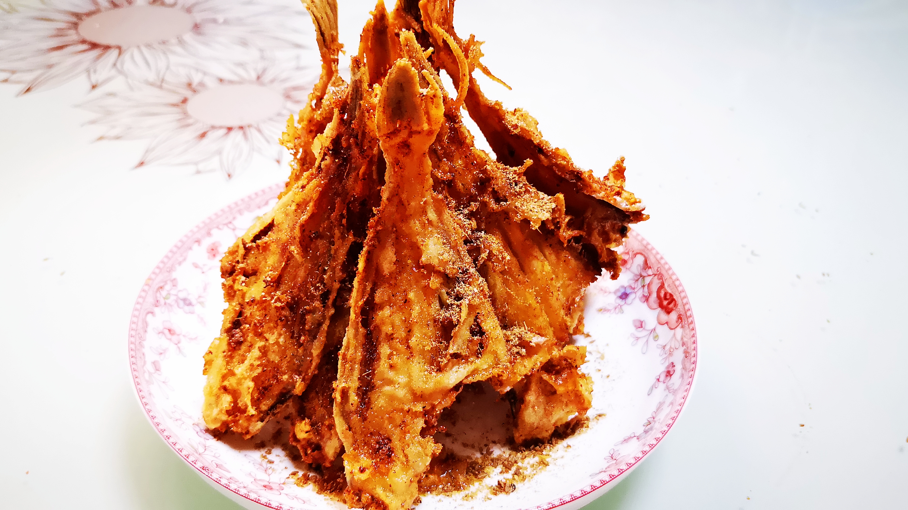 犸上做菜椒盐扒皮鱼