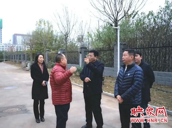 新乡市红旗区区委书记郑援越调研隆祥华恩城老年服务中心项目