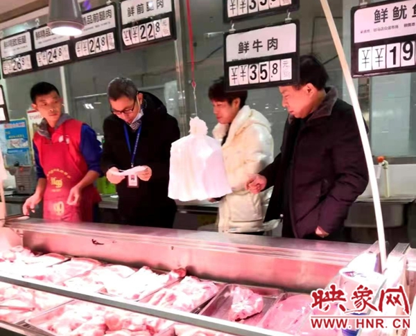 平舆县万冢镇积极开展生猪肉销售市场专项检查