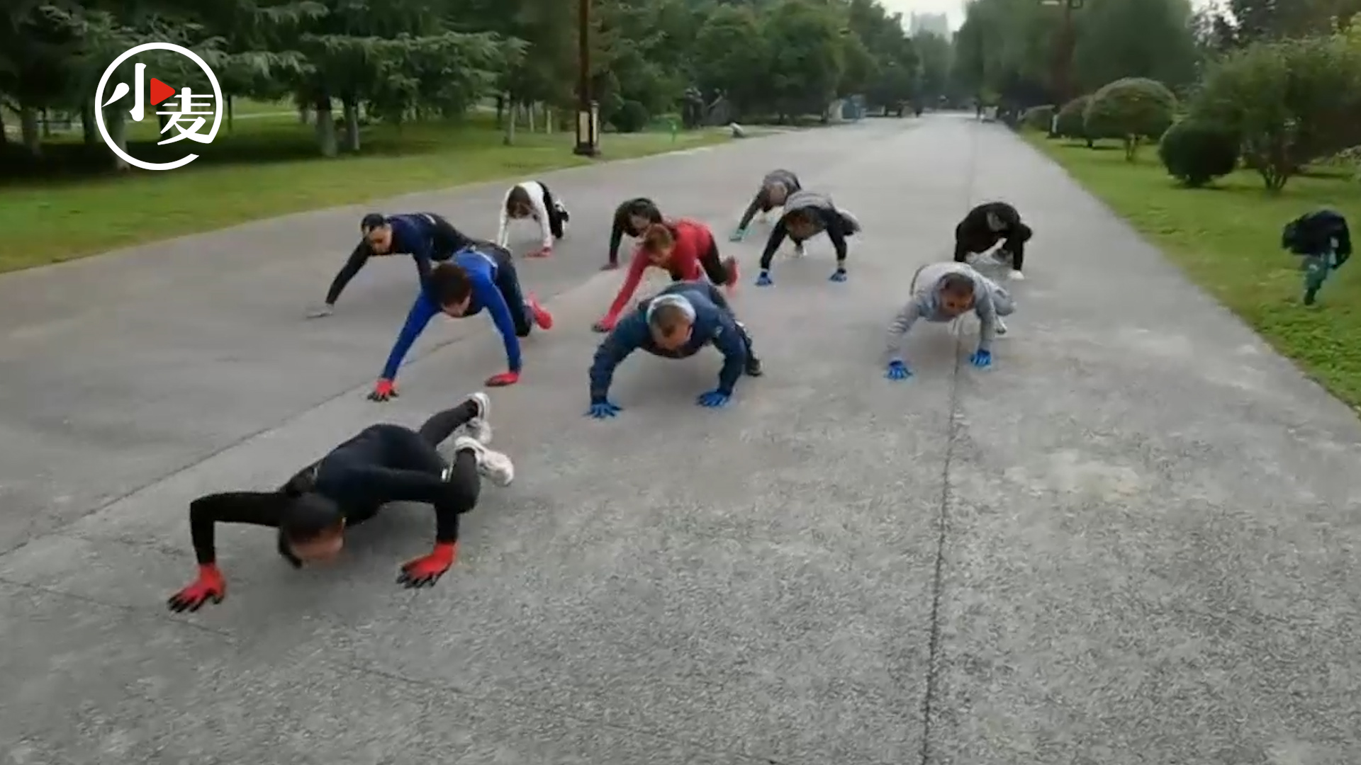 女子模仿十多种动物爬行治疗腰椎间盘突出,吸引数十名粉丝加入
