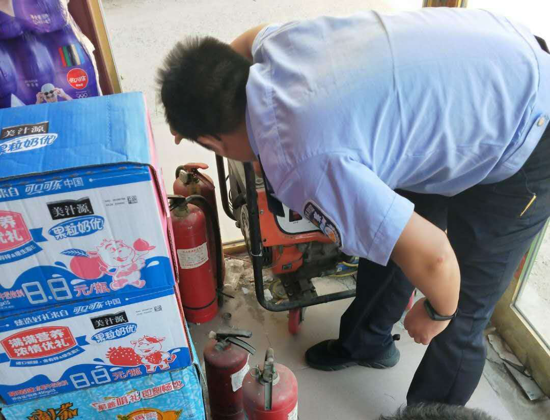 宝丰县公安局周庄所开展消防安全专项整治