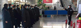周口火车站派出所组织开展消防安全培训演练