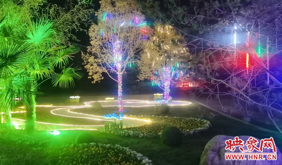 异彩纷呈！郑州西流湖公园增添多个景点 营造新春节日气氛