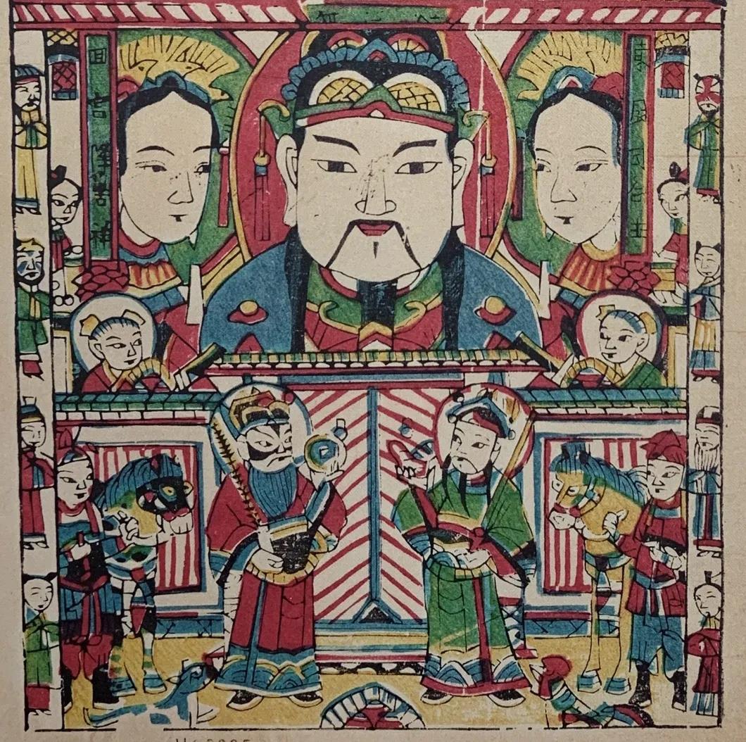 年画灶王爷人物介绍,二零二一年灶王爷年画,灶王爷年画(第12页)_大山谷图库