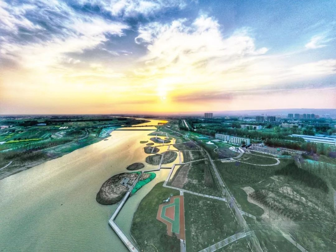 走进黄河媒体调研行 河南焦作引来黄河水大沙河蝶变城市会客厅