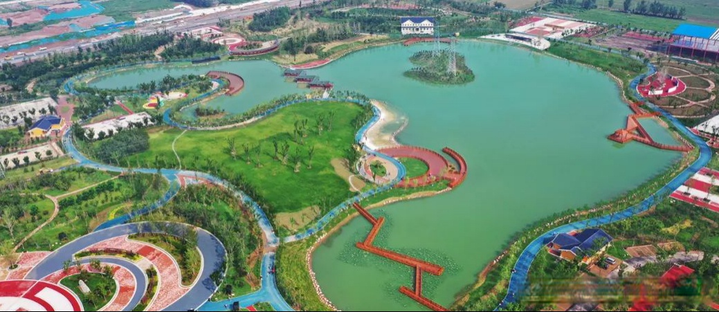 走进黄河媒体调研行 河南焦作引来黄河水大沙河蝶变城市会客厅