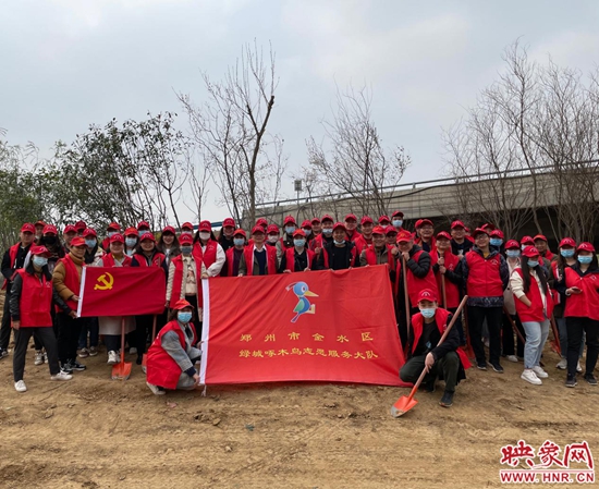 争做绿色文明倡导者 郑州市金水区掀起春季植树造林热潮