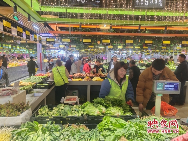 郑州有家智慧农贸市场 免费为市民送蔬菜