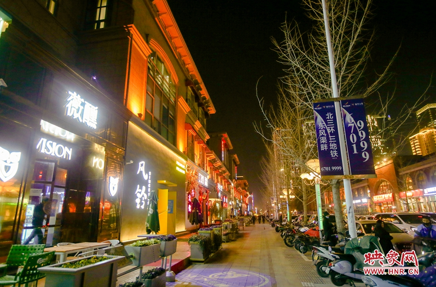 郑州夜景步行街图片