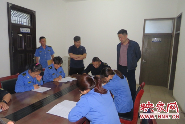 通许县城市管理执法大队开展党史学习教育理论知识竞赛