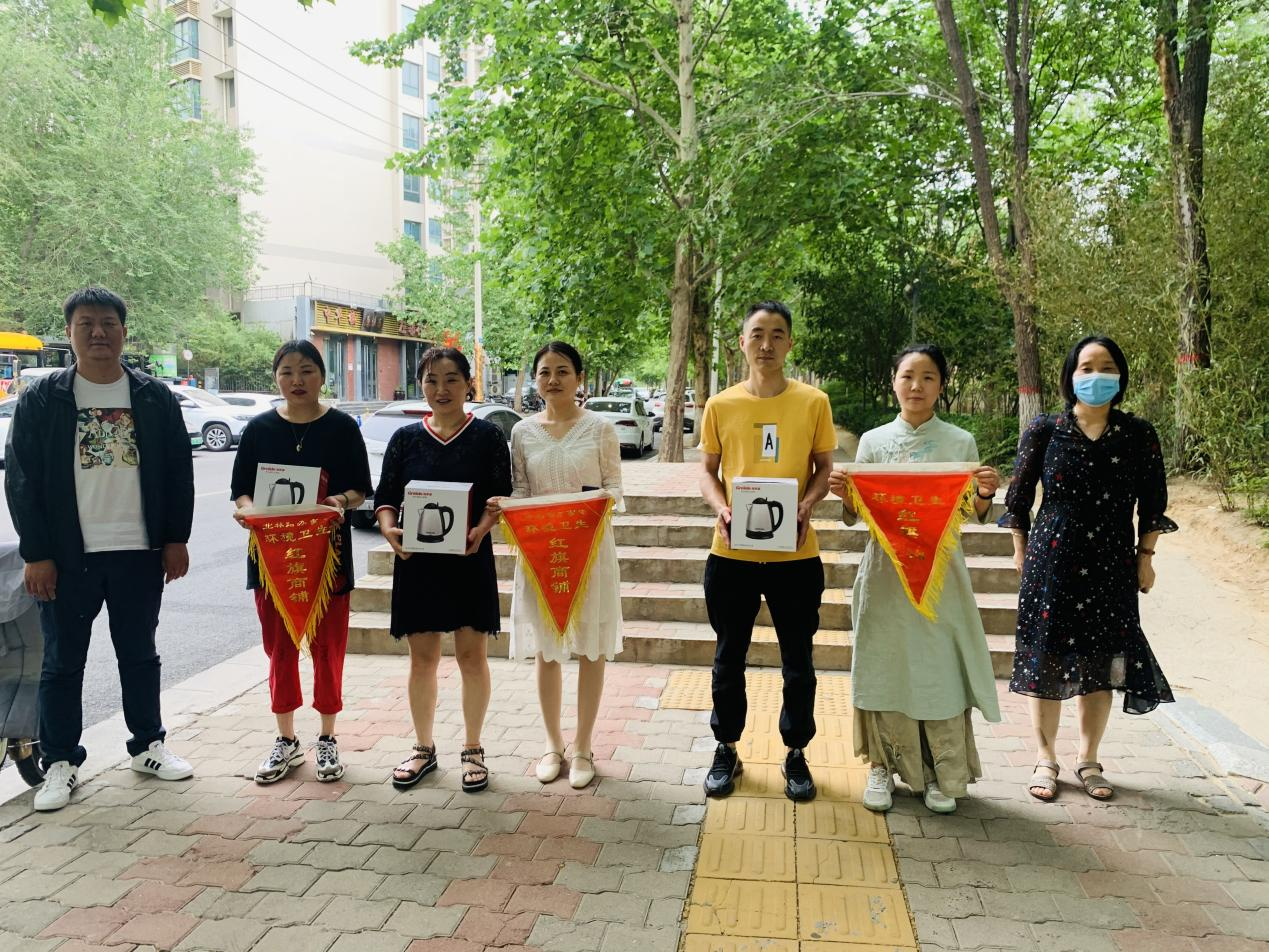 郑州市金水区北林路街道院校社区开展“五星商户”评定活动
