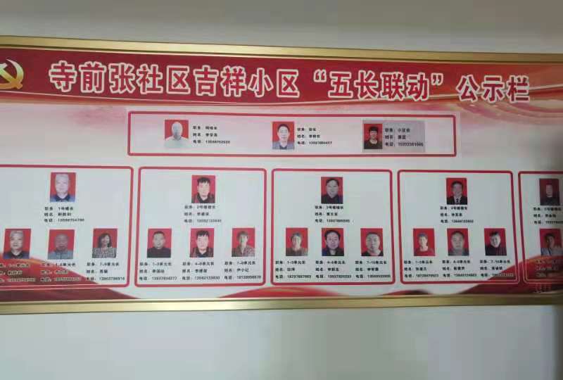 党支部的故事开封市尉氏县两湖街道寺前张社区吉祥小区党支部