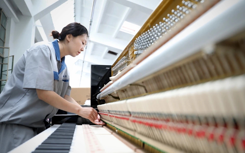 一台“中国造”钢琴的诞生