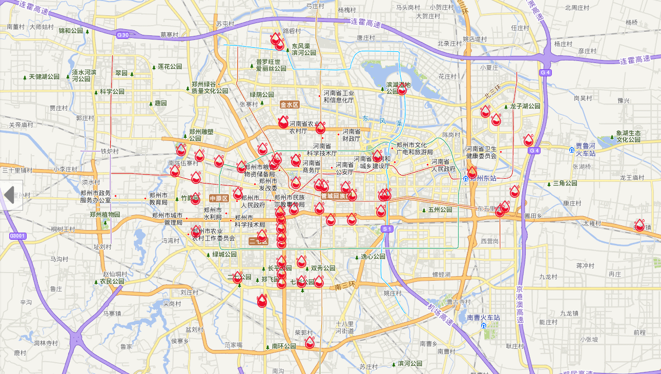 擴散收藏!鄭州積水點電子地圖發佈