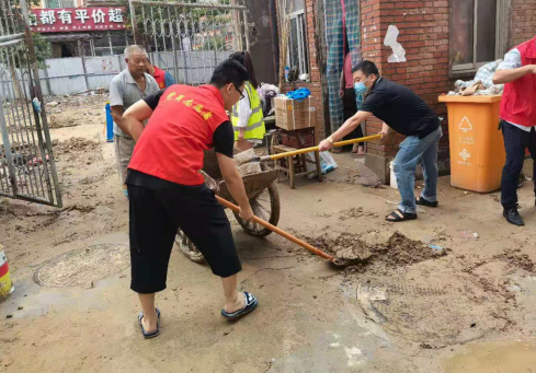 郑州市北林路街道金基社区积极开展防汛帮扶工作