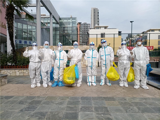 郑州市金水区北林路鑫苑社区联防联动共筑辖区抗疫“鑫”长城