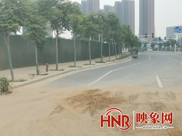 郑州经开区前程办事处辖区内一施工工地盗沙猖獗遭群众举报