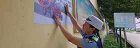 舞阳县公安交警全力构筑农村交通安全宣传阵地
