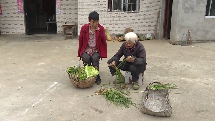 11月4日上午,在湖北十堰市郧阳区杨溪铺镇云彩山村,远远就看到周贤芝