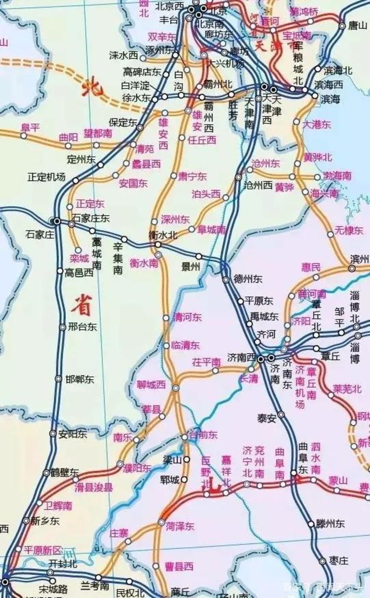 河南境内26054km京雄商高铁河南段选址意见书公示