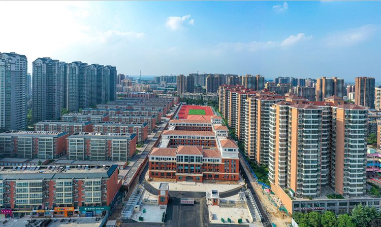 郑州市上街区许昌路小学顺利建成 9月将迎来首批新生