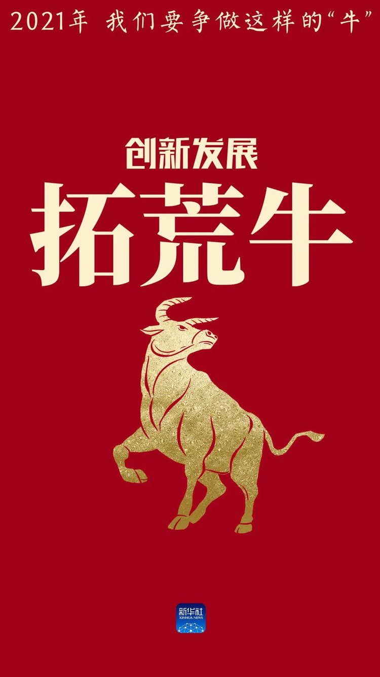 用中国牛精神干出我们的2021