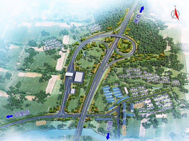 中规划的16条南北纵向通道&mdash;&mdash;焦作至唐河高速公路的重要