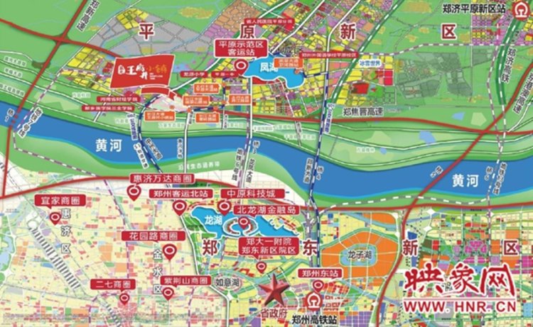 新乡市平原示范区地图图片