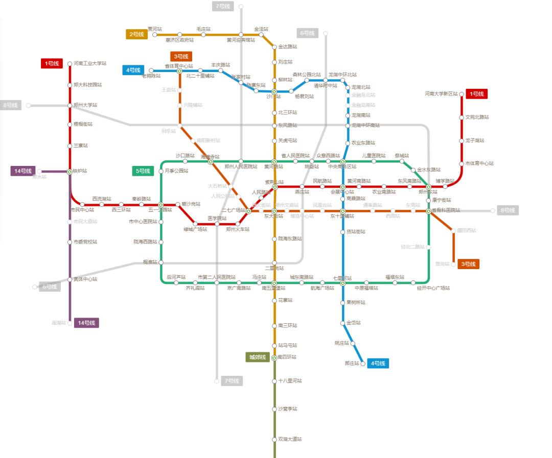 郑州地铁1号线的线路概述- _汇潮装饰网